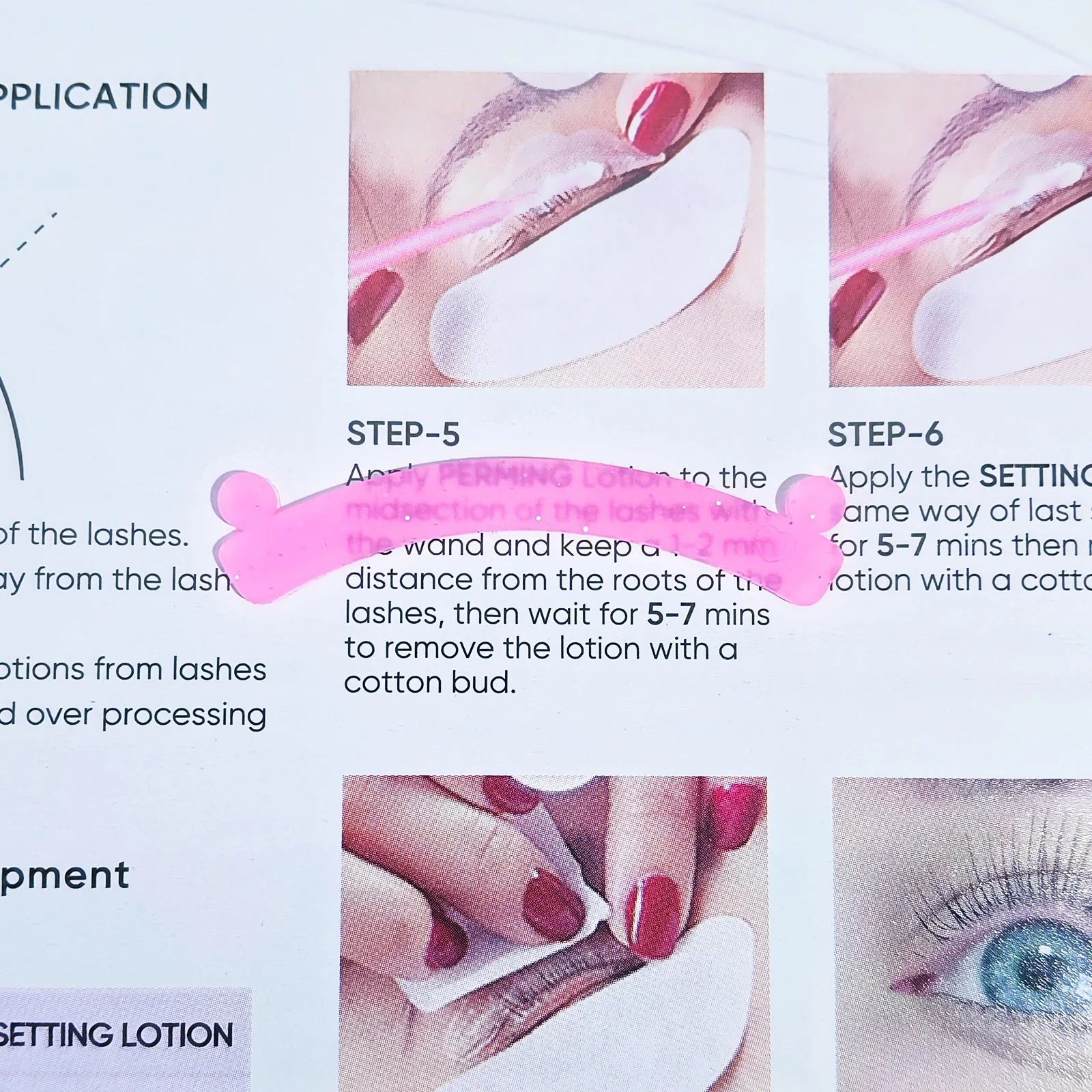 Libeauty 5/10 Stück Regenbogen-Lockenwickler-Band, wiederverwendbar, Silikon-Lash-Lift-Pads, Abdeckung, Wimpern-Zubehör, Make-up-Tools, Verwendung mit Lesezeichen – Detail 5
