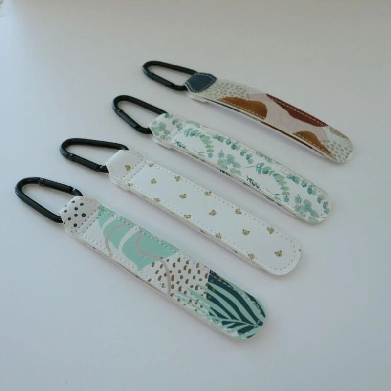 Gancho fixação para carrinhos elegantes J15U Gancho armazenamento couro PU resistente a rasgos