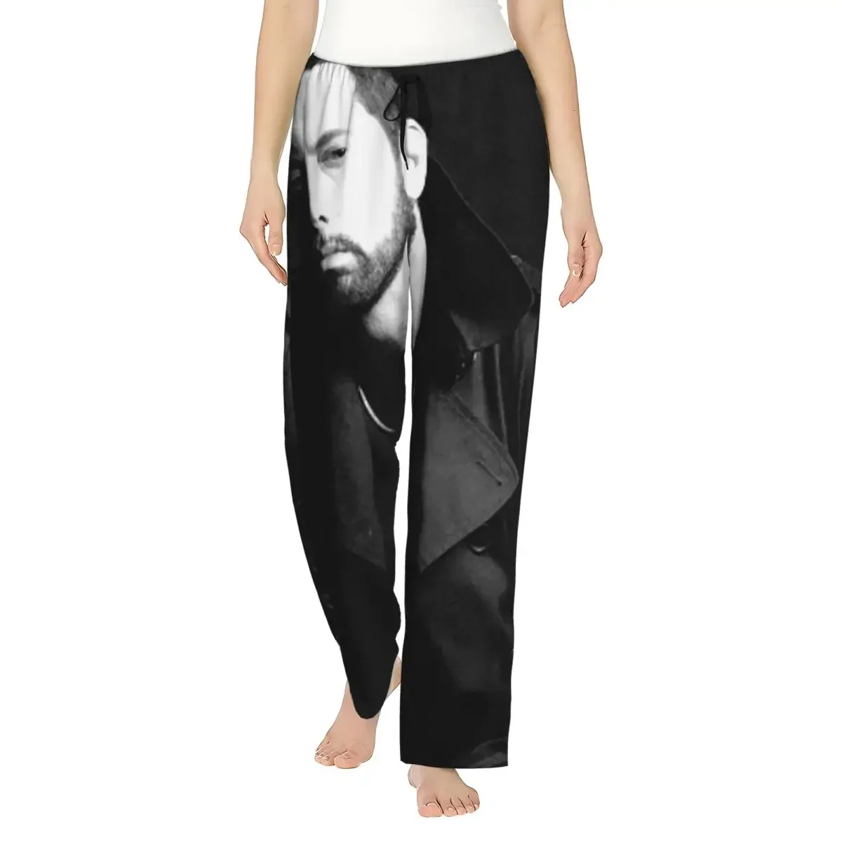 

Custom Eminem Women Pajama Pants Lounge Sleep Sleepwear Bottoms with Pockets