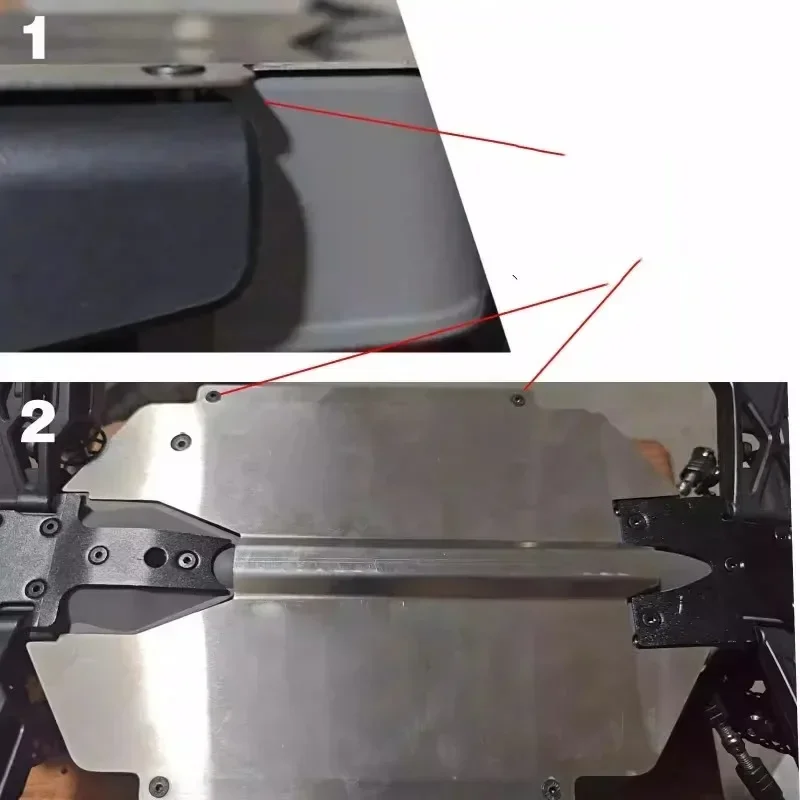 Bouclier de collision astronomique en métal, ensemble d'armure pour MJX 10208, 1/10, pièces de mise à niveau de voiture RC, accessoires