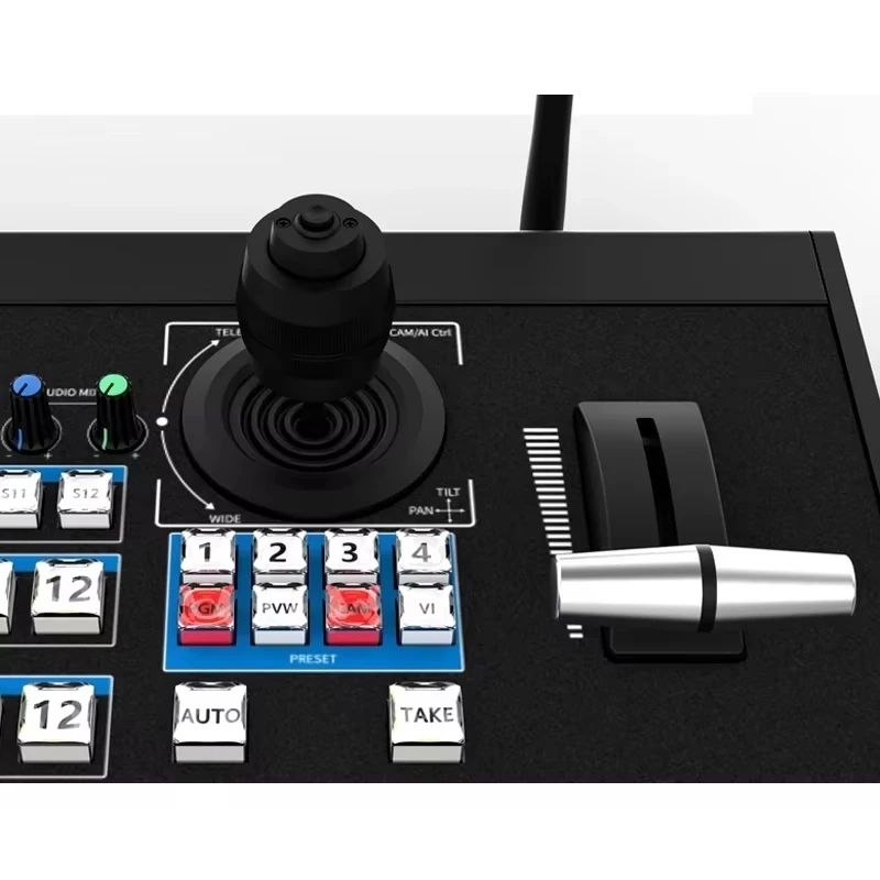 TYST Video Switcher Vmix 1600 TY-1600HD لوحة لاسلكية مدير PTZ التحكم تالي ضوء لتسجيل البث المباشر