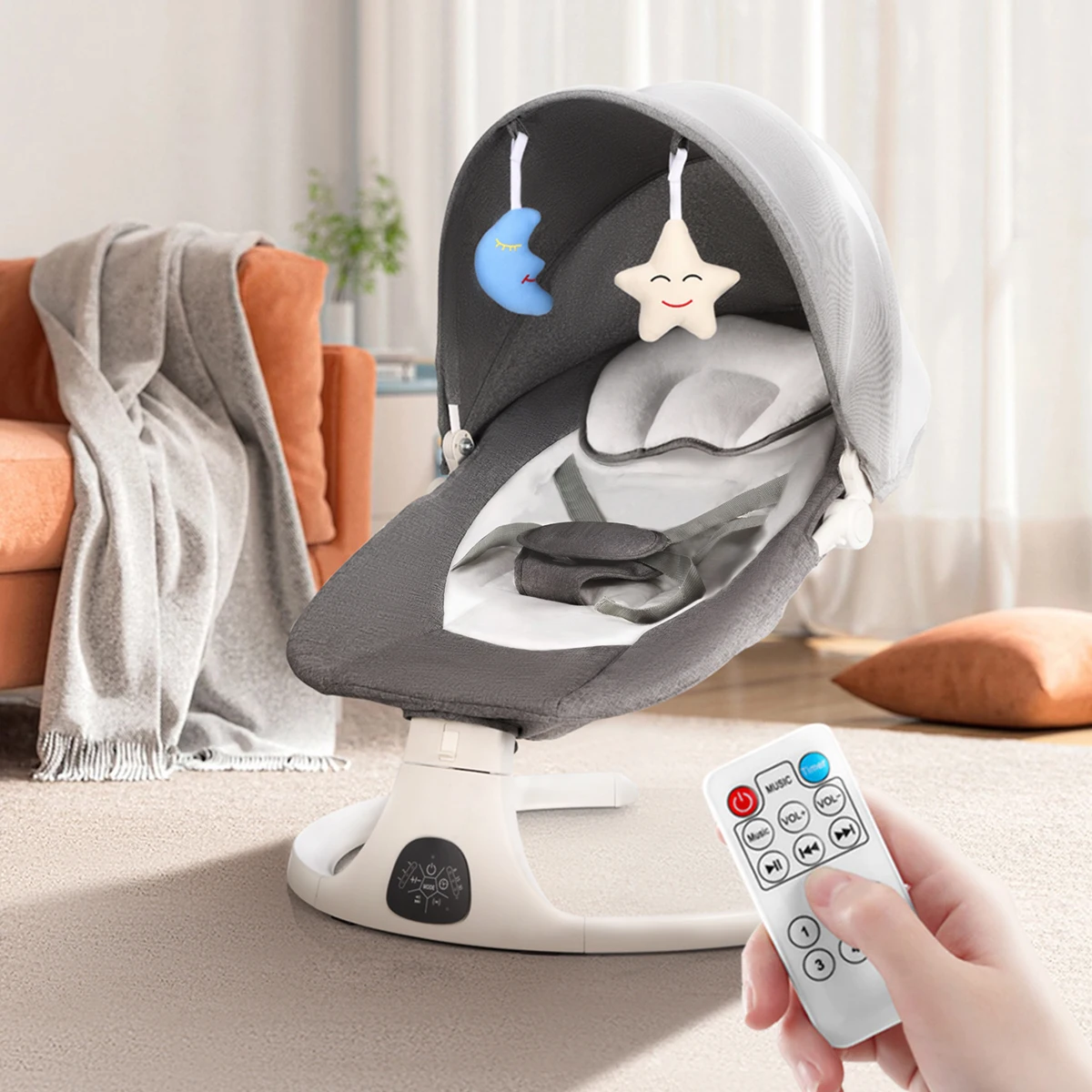 New  Baby  multi function Musical Vibrating Electric Rocking Chair