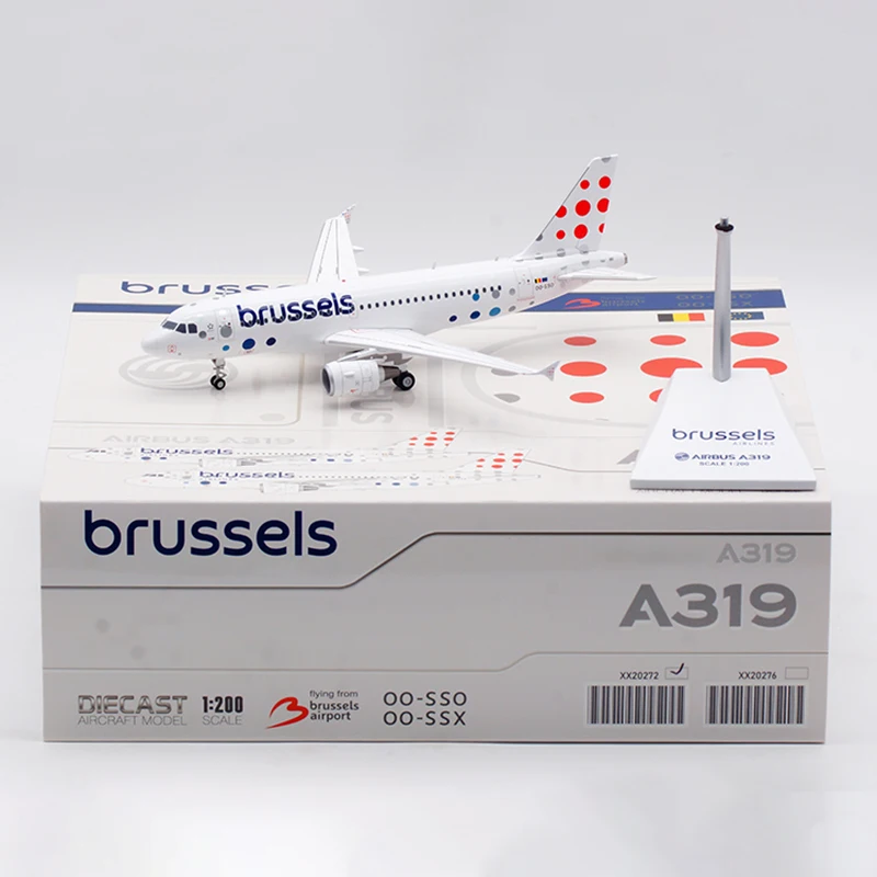 

JC Wings 1:200 Scale Brussels Airlines A319 OO-SSO Toys Aircraft Model Diecast Alloy Classics Souvenir Gifts Collection Display