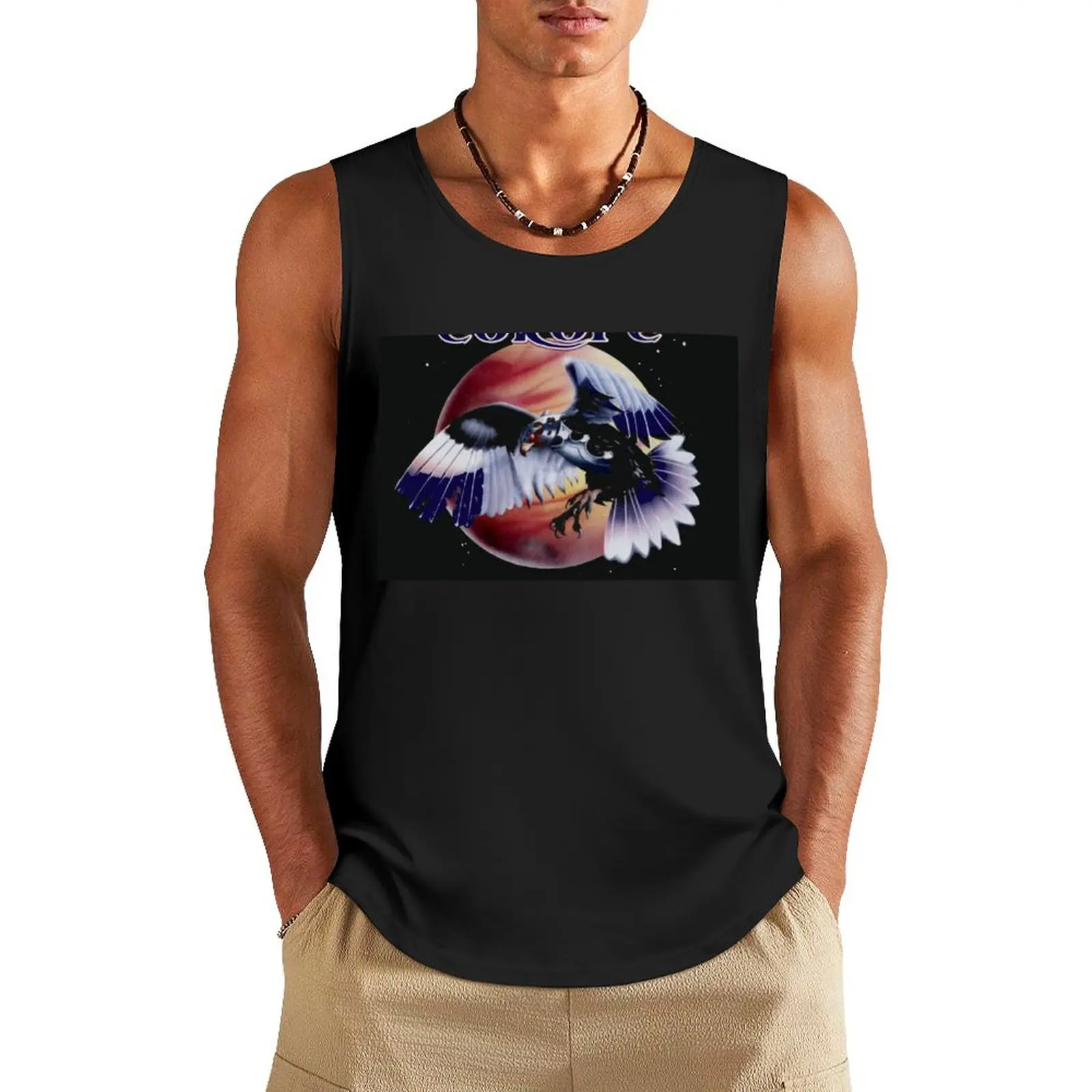 EUROPE Tank Top gym clothing Gym t-shirt man Men's clothing brands