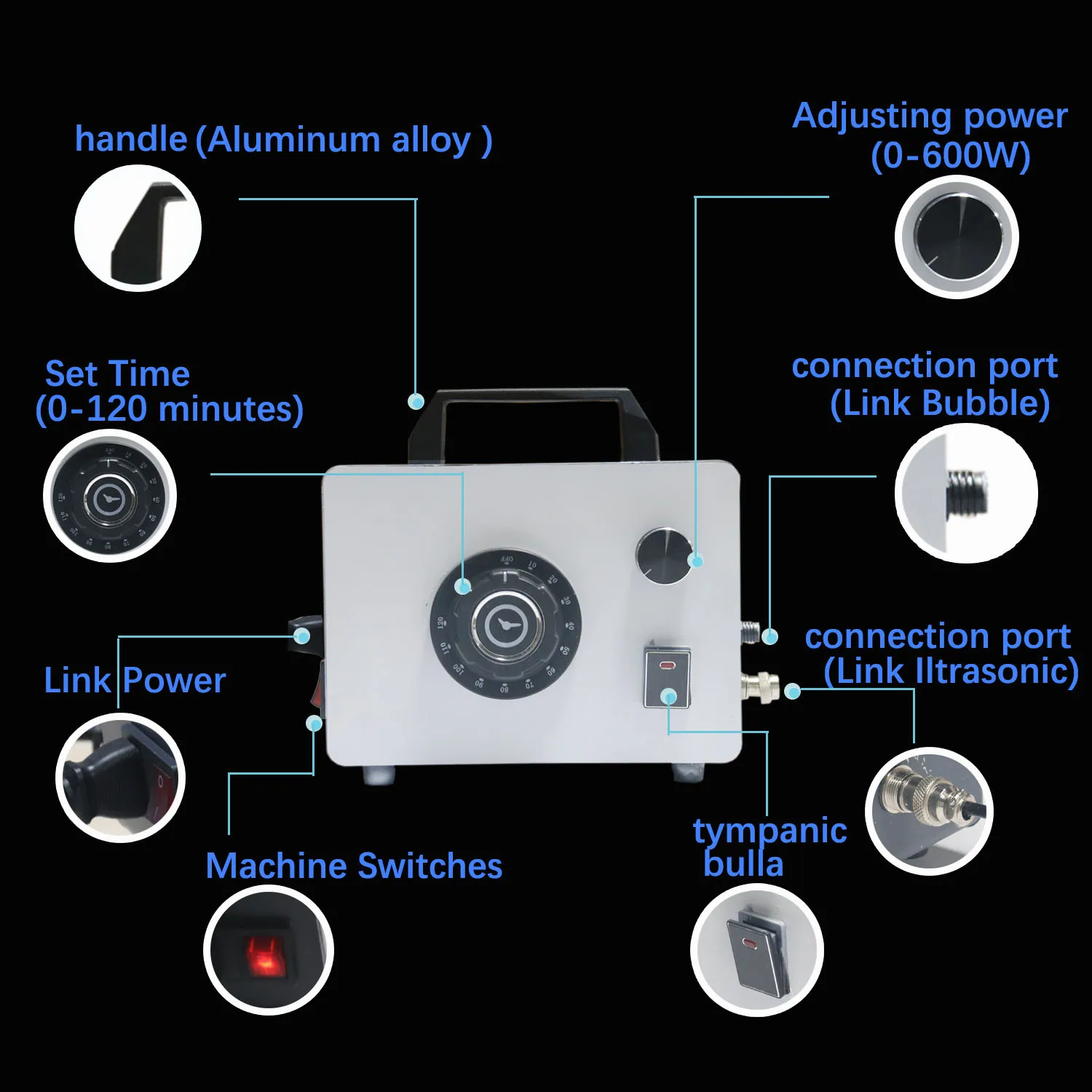 5-30L capacity ultrasonic cleaning machine, laboratory mold hardware parts degreased, with bubble rinsing, 304/316 material