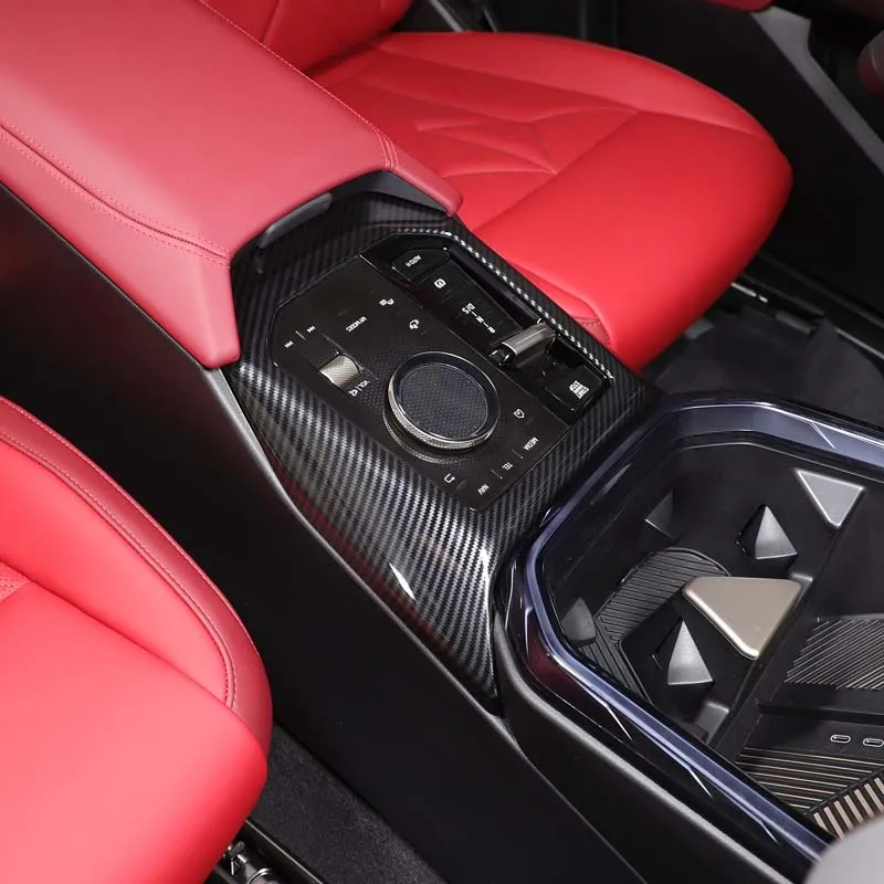 

1Pcs ABS Carbon Fiber For BMW X3 G45 2025+ Car styling central control gear frame decoration sticker car interior accessories