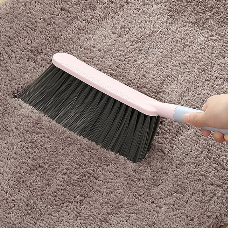 Y Bed Sweeping Brush Household Bedroom Cleaning Artifact Long Handle Sofa Carpet Dusting Soft Bristle Brush Cute Bed Broom