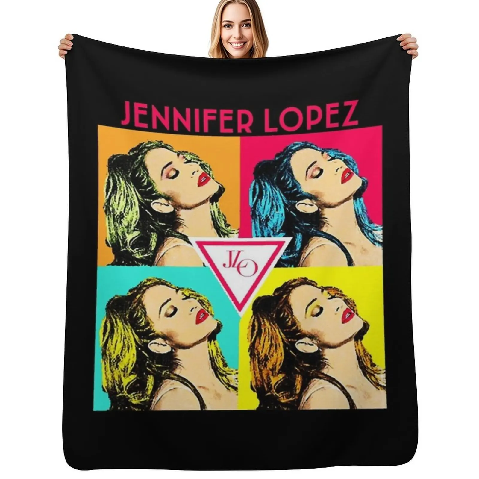 Плюшевый плед Jennifer Lopez для дивана и кресла