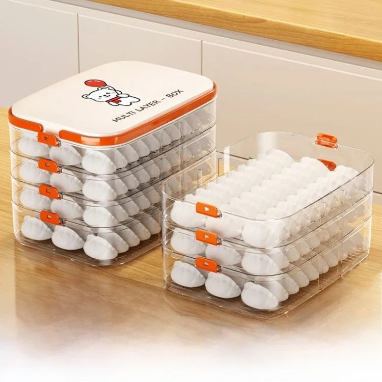 

Freezer ade Dumpling Storage Box Refrigerator Use Fren Preservation Tray Home Organization Box for Dumplings