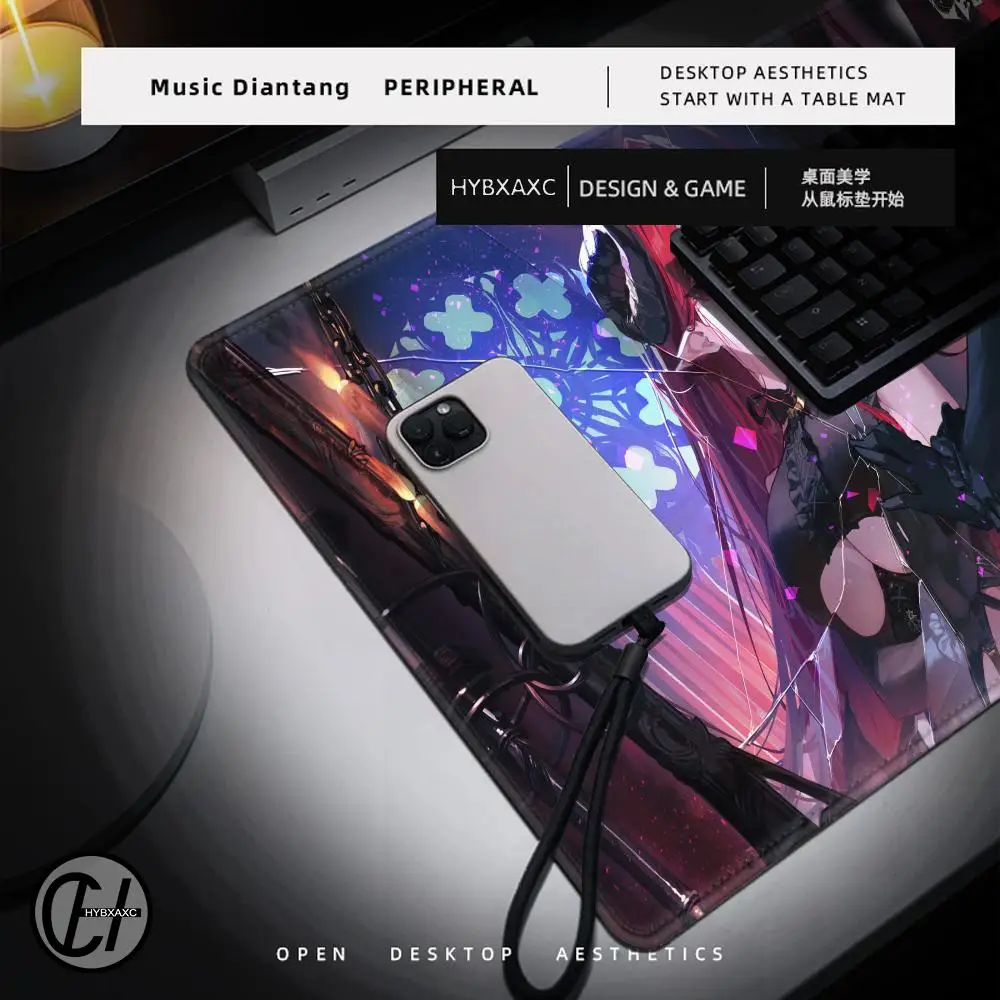 Azur Lane Hindenburg XXL Large Mousepad HD Printing Rubber Keyboard Pad Gaming Accessiories Student Writing Pad