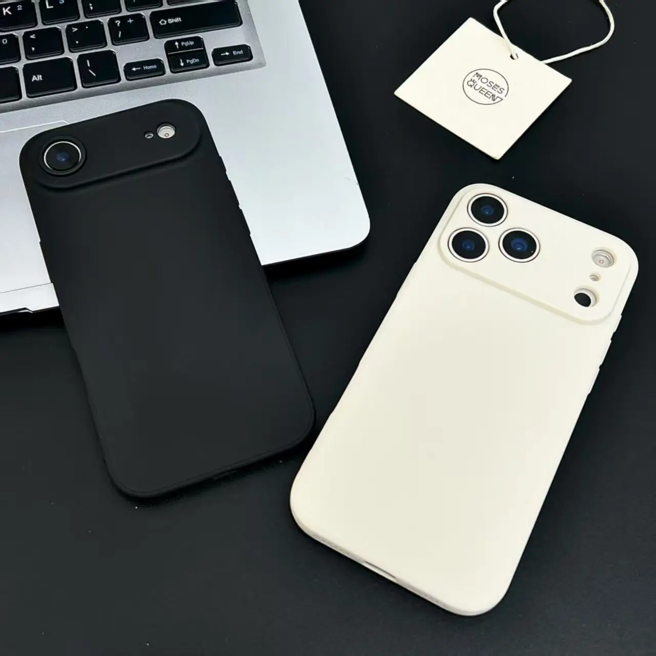 Funda cuadrada de teléfono mate para Apple iPhone 17 Pro Max 17 Air 16 15 14 Plu 13 12 mini 11 Pro Max, funda suave mate