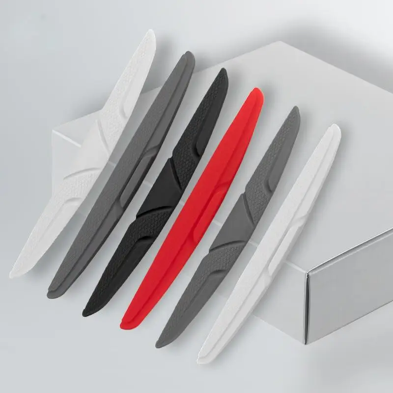 

4Pcs Car Door Edge Anti-collision Protector Bar Stickers Silicone Car Side Protection Guards Rear View Mirror Bumper Protector