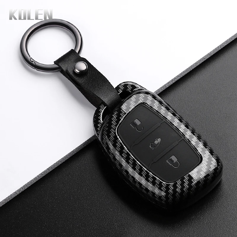 ABS Carbon Fiber Car Key Case Cover For Hyundai Tucson Santa Fe Rena Sonata Elantra Creta Ix35 Ix45 I10 I30 I40 Accessories Bag - view 3