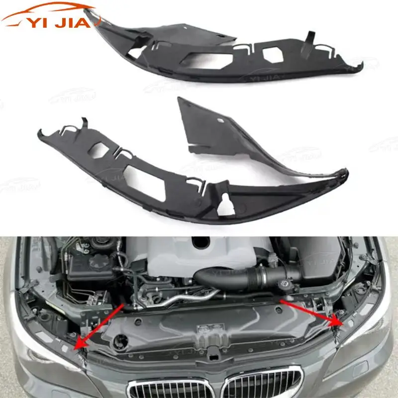 

For BMW 5 Series E60 2004 - 2010 63126934512 Car Headlight Lens Shell Cover Left Right Side Headlight Lens Gasket Rubber Seal