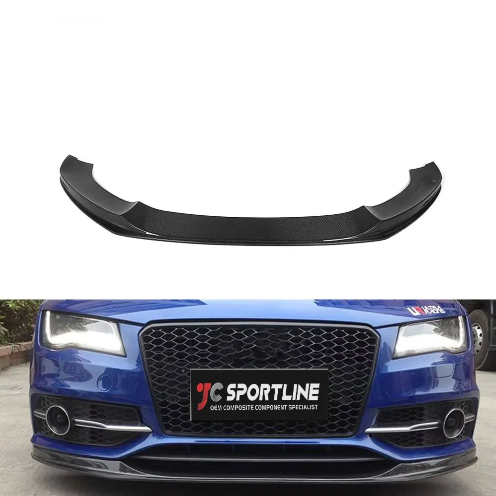 

Carbon Fiber Front Bumper Lip Splitter Chin Spoiler For Audi A7 Sline S-Line 2012 - 2014