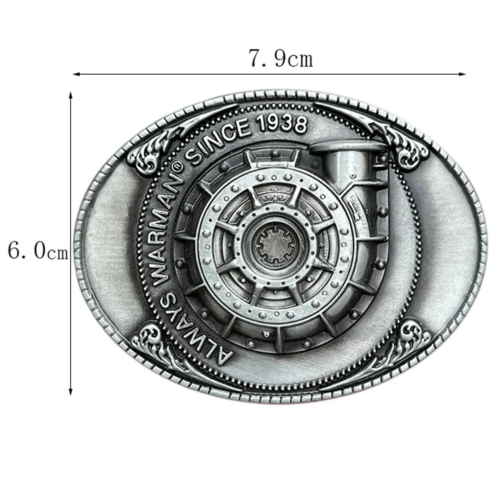 Cheapify Dropshipping Oval Western Cowboy Mannen Gespen Pak Voor 40Mm Riemen Altijd Warman Brand Design Klamra Doen Paska