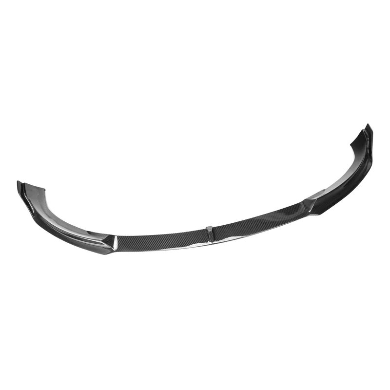 Dry Carbon Fiber V style Front Lip Trim Exterior Bumper Splitter Protect Cover For Model Y Glossy Black Rear Front Bumper Lip