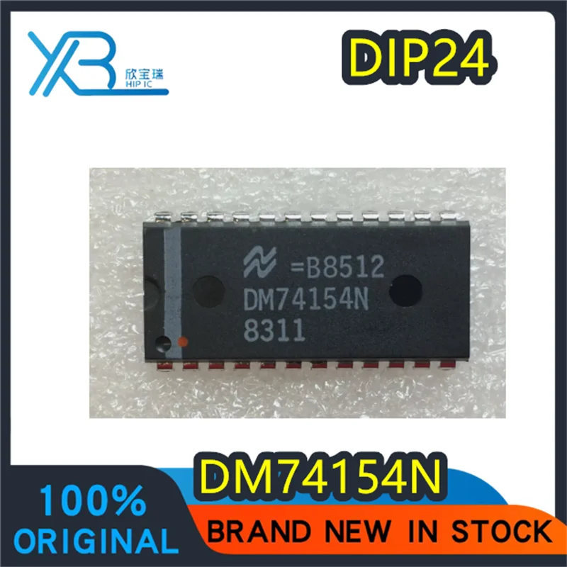 

(5/50 pieces) DM74154N HD74154P DIP24 Brand new authentic decoder/demultiplexer IC in stock for fast delivery