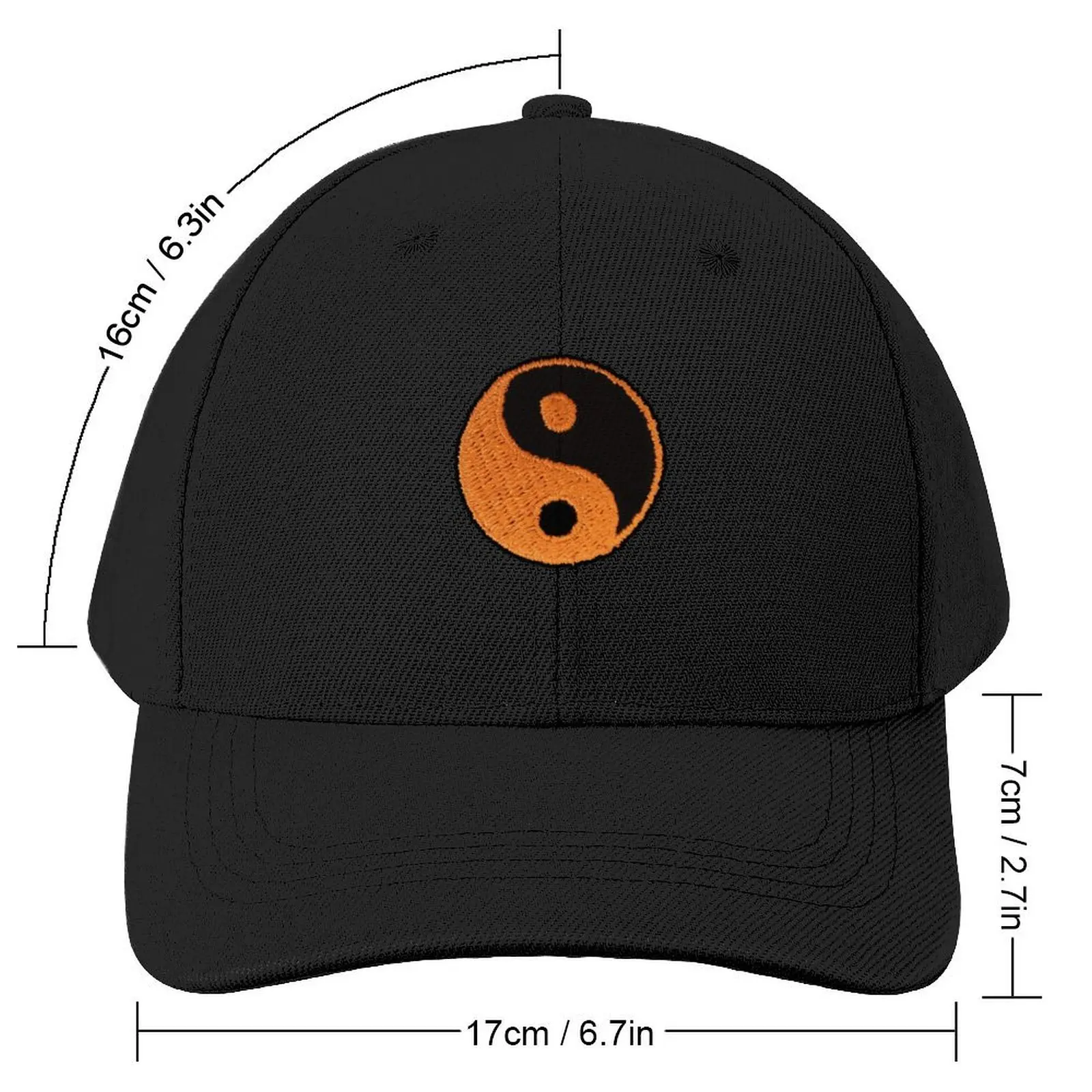 Mac DeMarco Orange Yin Yang Baseball Cap Anime Hat summer hat Male Women's