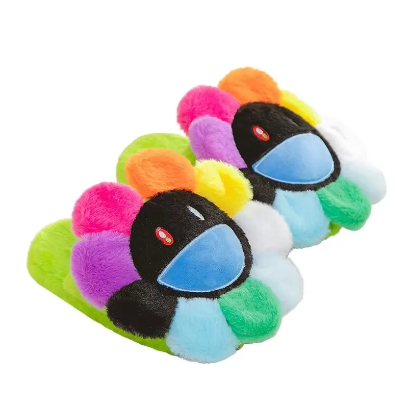 

Плюшевые тапочки с подсолнухом, домашние тапочки, домашняя обувь, аниме, деревянный пол, женская и мужская зимняя теплая домашняя обувь на заказ, домашняя зимняя обувь