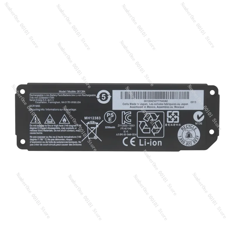 

Applicable to for BOSE Soundlink Mini I 063404 061384 061385 061384 063404 Bluetooth speaker battery