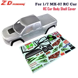 ZD Racing MX-07 1/7 RC Car RC Car Body Shell Cover and Stickers MX07 Original Parts #8757