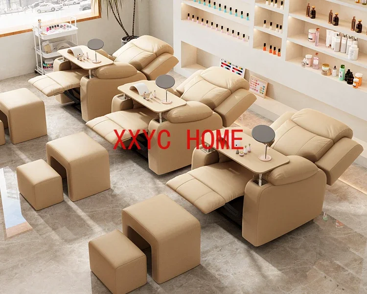 Nail Beauty Sofa Foot Beauty Multifunctional Beauty Recliner Electric Pedicure Chair