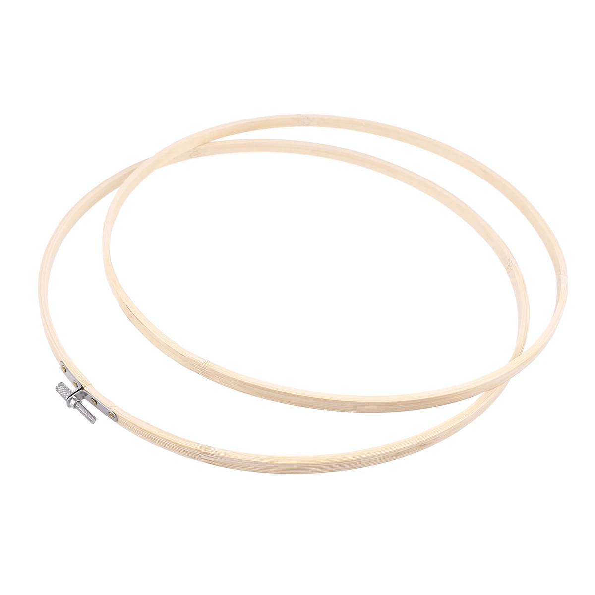 

12 Inch Cross Stitch Kit Adult Bamboo Stretch Embroidery Hoop Ornament Wooden Ring