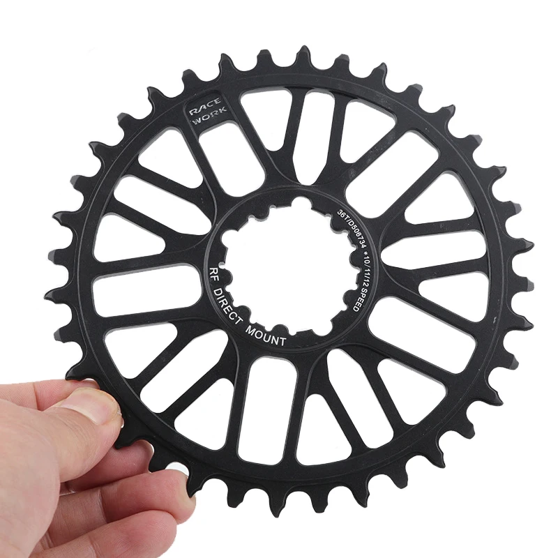 RACEWORK  MTB Bicycle Chainring 32T 34T 36T 38T 40T 42T 44T 46T 50T 52T Crown Narrow Wide Chainwheel for Mountain Road Bike