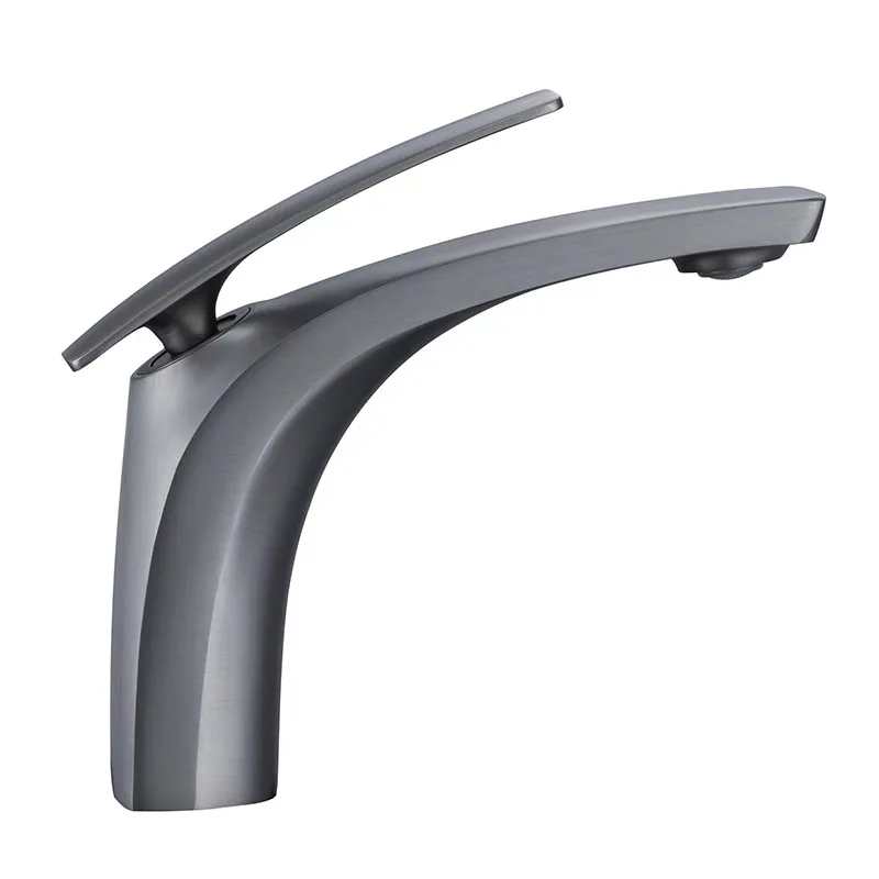 Basin Faucets Gun Gray/Gold/Black Bathroom Wash Basin Sink Taps Cold & Hot Mixing Washbasin Faucets Accessories for Bath