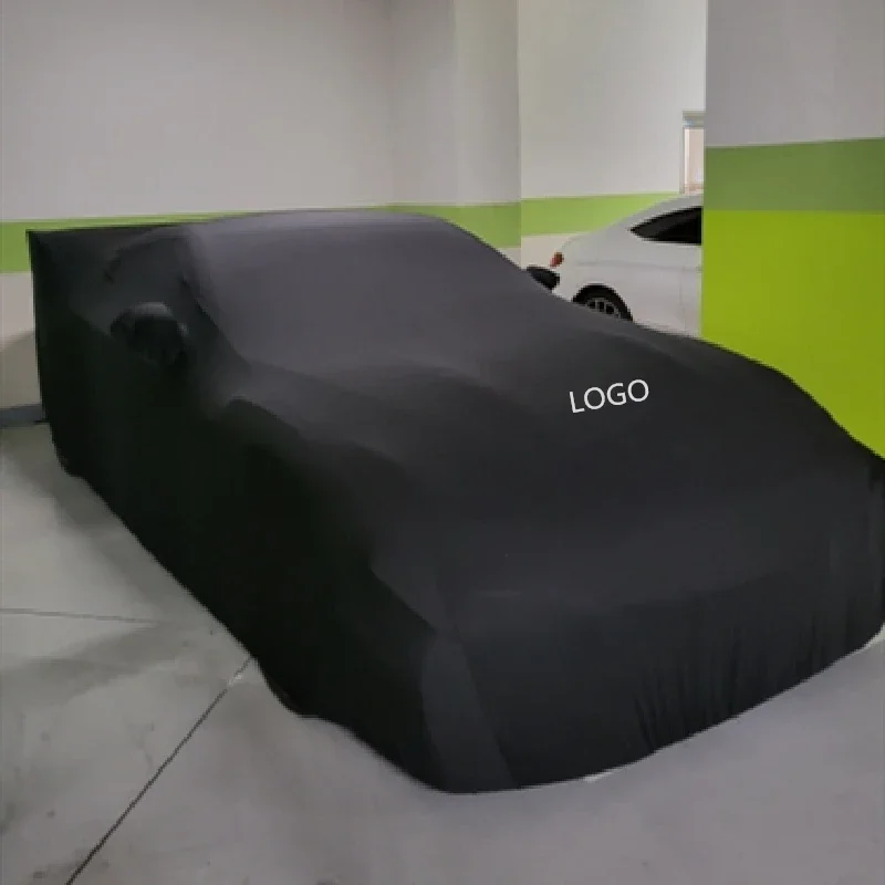 Car Cover Dustproof Milk Fiber Brushed Fabric Coupe SUV Covers Interior Parking Lot Indoor Use Not Waterproof