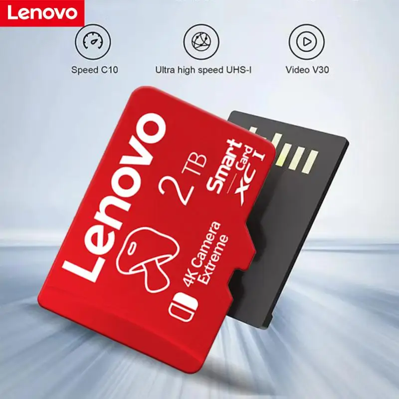 Original Lenovo V30 2TB Memory Card 128GB 1TB SD Card 512GB High Speed TF SD Card 256GB TF Card For Phone/Nintendo Switch