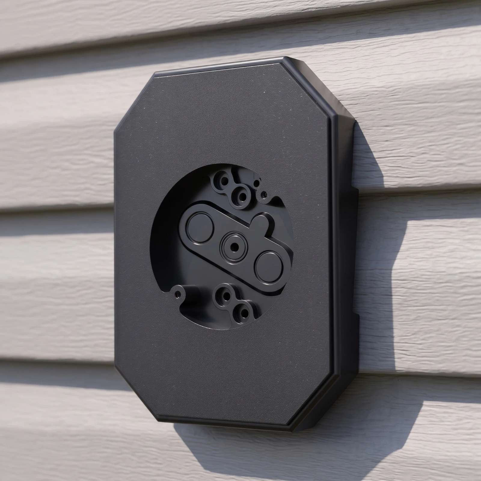 Light Mounting Block with Electrical Box Weather-Resistant Outdoor Light Mounting Block Bracket Versatile Hardware Compact