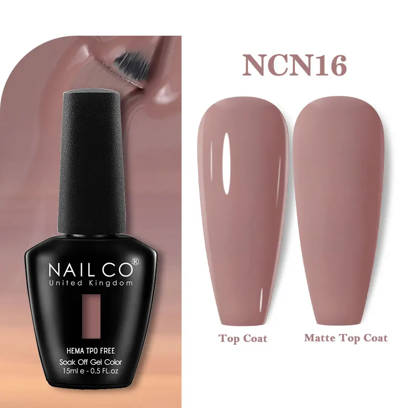 NAILCO 15ml Hema TPO-vrije Gel Nagellak Semi-permanente UV-lak Gel Nagelsalon Design TOP BASE Lak Hybride