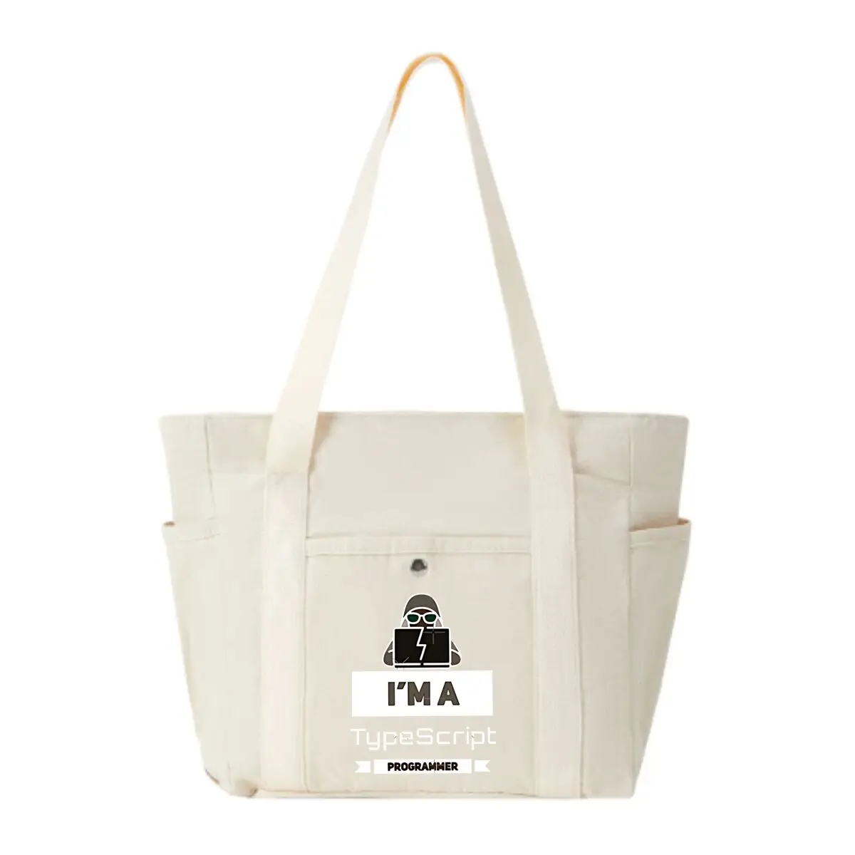 

I'm a Programmer Illustration Casual Fashion Large Capacity Tote Bag Shoulder Bag Aesthetic Handbags