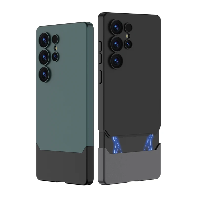 2 in 1 耐衝撃アーマーケースサムスンギャラクシー S25 ウルトラカメラ保護マットプラスチックハードカバーギャラクシー S25 ウルトラケース