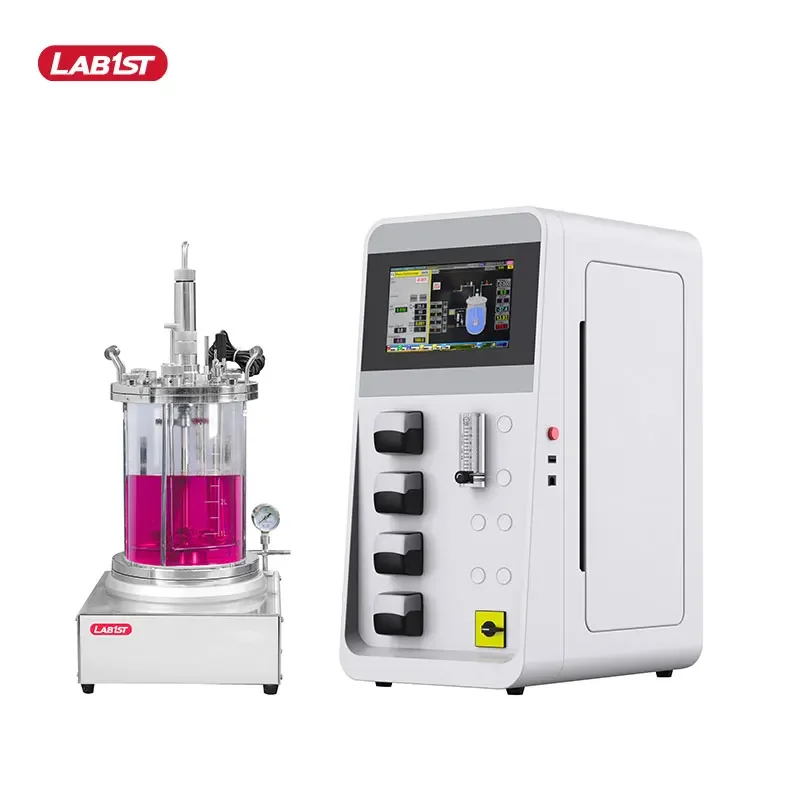 Benchtop Mini Bioreactor System Lab Scale for Lab Fermentation Bioreactor 1l 2l 3l 5l 10l 15l