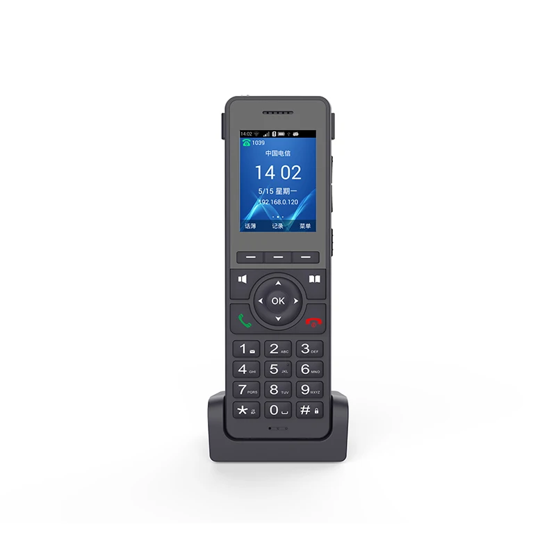 VOIP Telephone Colorful LCD 2G/3G/4G phone 2.4G WiFi SIP Phone Handheld phones for office/home/school/hotels