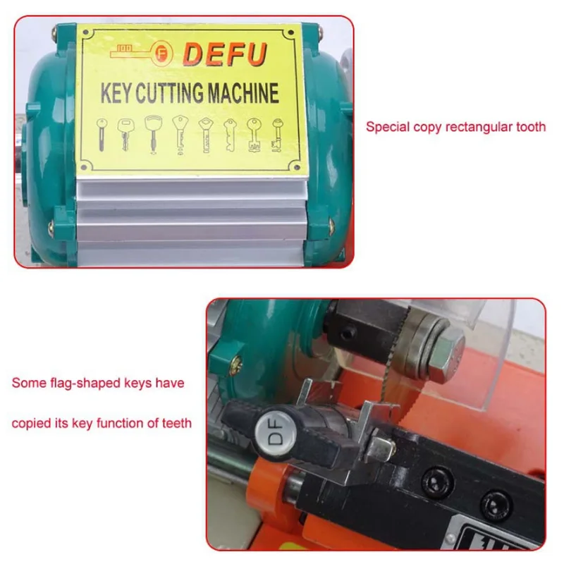 ガイドピン付きキー切断機,車のドアキーをコピーするための水平キーマシン,複製機,カッター