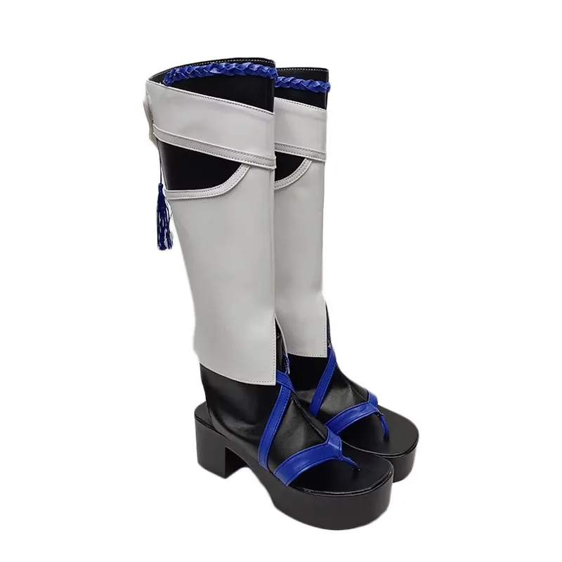 Genshin Impact Wanderer Shoes Cosplay Costume for Women Men Party Scaramouche Cosplay Boots Shoes Halloween Party Props Shoes