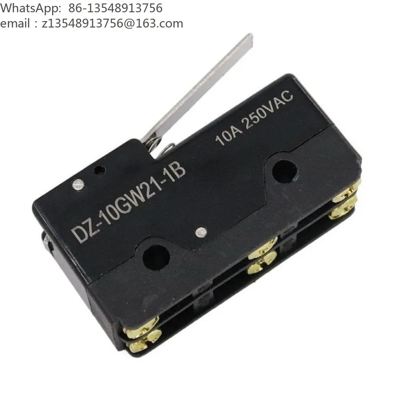 Double micro switch DZ-10GW2-1B travel limit switch double normally open and normally closed independent two-way self-reset