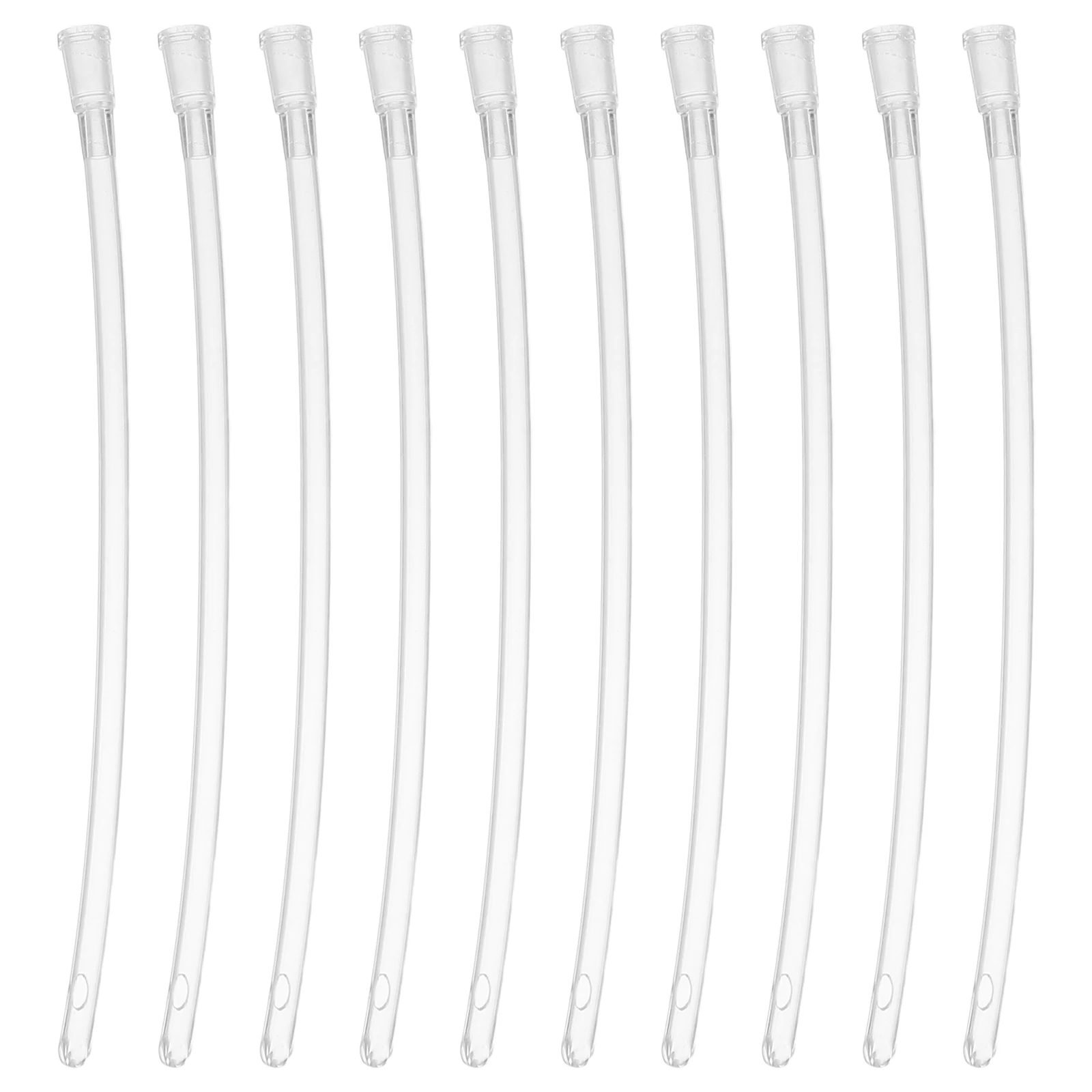 

10 Pcs Parrot Hose Feeder Birds Feeding Syringe Parts Clear Tube Tool Supplies Food