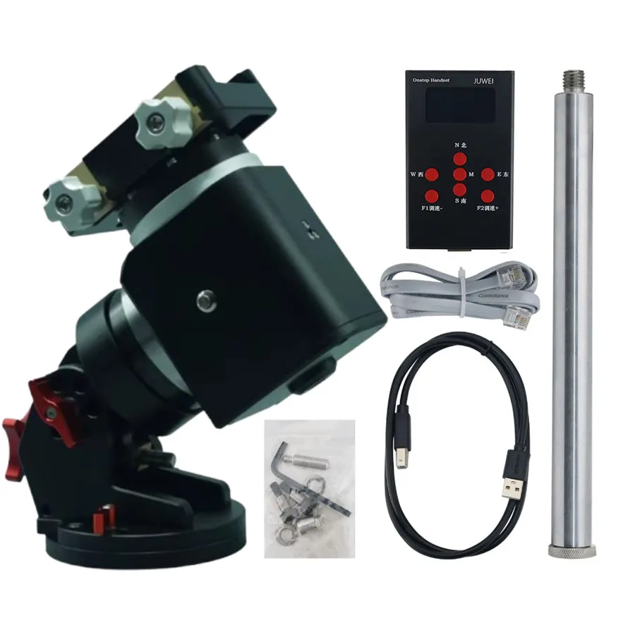 2026 New JUWEI Small Equator Red 14 Harmonic Astronomical Telescope Star Viewing Accessories No Heavy Hammer Load Capacity 8kg