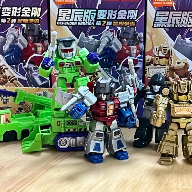 

Горячий оригинальный Blokees Optimus Shockwave Prime Megatron Starscream Bumblebee аниме фигурка робот в сборе игрушки слепая коробка подарки