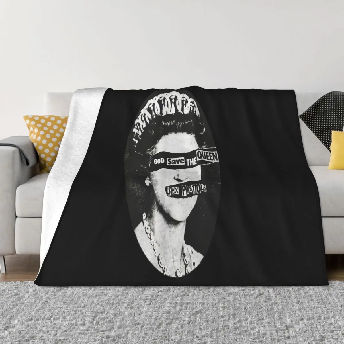 Create A Baseball Online Short Summer O Mens Zom God Save The Queen Sex Pistols Basebal Best Selling Throw Blanket