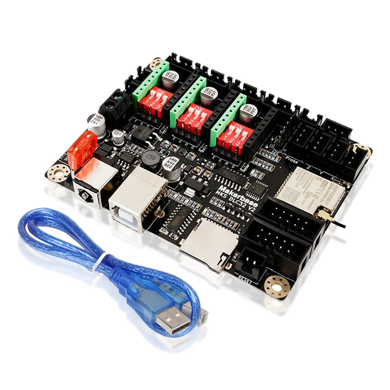 Makerbase MKS DLC32 V2.1 32bits Motherboard Offline Controller WIFI TFT Touch Screen TS24/TS35-R For Laser Engraving Machine view 4