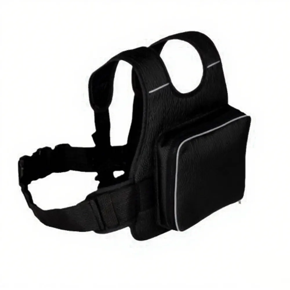 

Children's Riding Safety Harness Red Stylish Design Motorcycle Riding Protection Belt with Storage Pocket