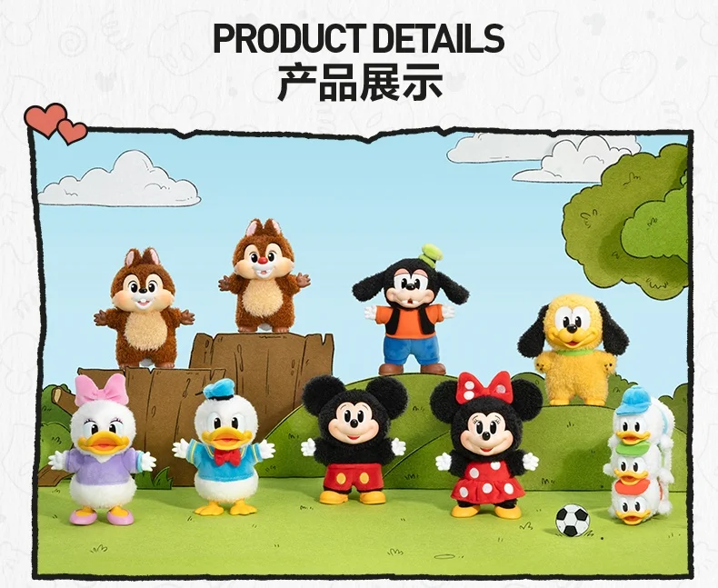 Original Popmart Mickey Familie Niedliche Together-Serie Blindbox-Anhänger Handgefertigte Spielzeuge Trendige Produkte Dekoration Süße Feiertagsgeschenke – Detail 5