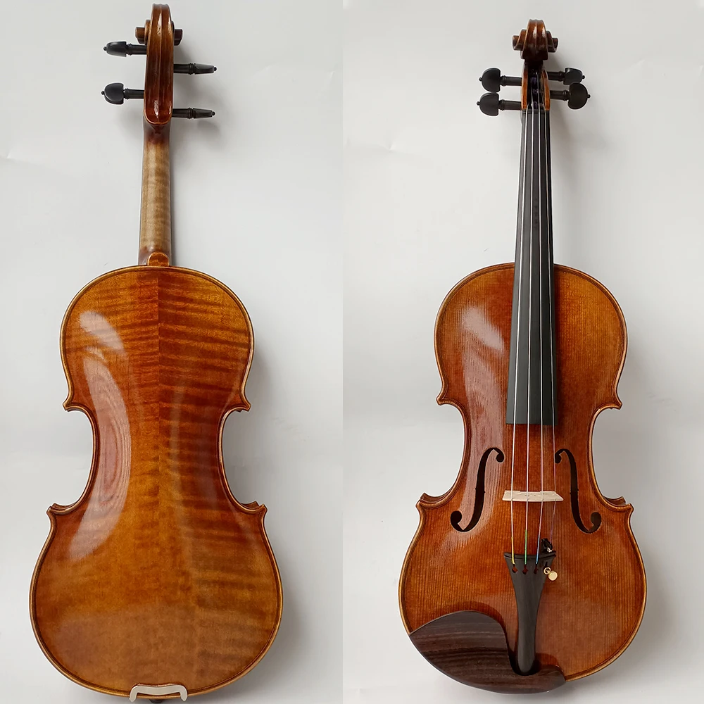 over 20 years 100% Handmade violin 4/4 3/4 1/2 1/4 Adult child Retro solid wood Violin beginner professional Musical Instruments