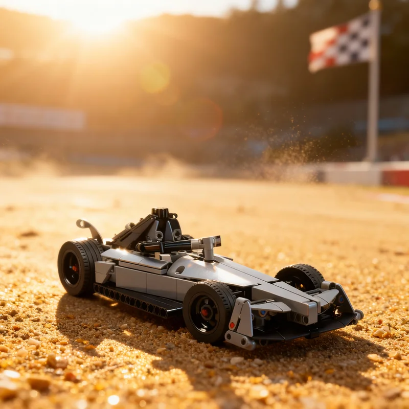 

486 деталей MOC Формула E Gen 3: Альтернативная сборка, техническая модель, конструктор, рождественский подарок, игрушка, строительство, DIY, креативная идея